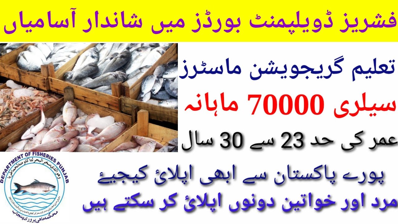 Fisheries Department Jobs 2022 How To Apply Fisheries Department Jobs