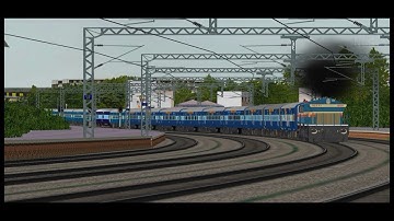 WDG4 notches up with Kurla Express, Baiyapanahalli - MSTS Indian Railways