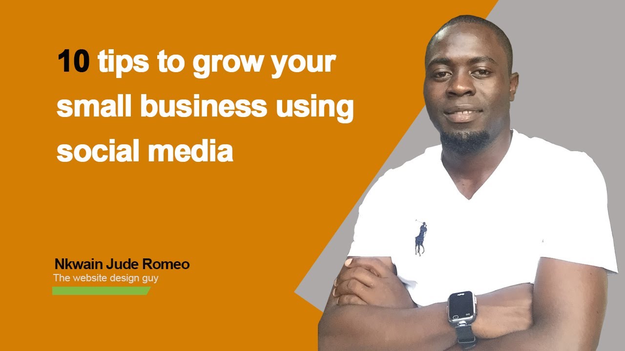 10 tips to grow your small business using social media - YouTube