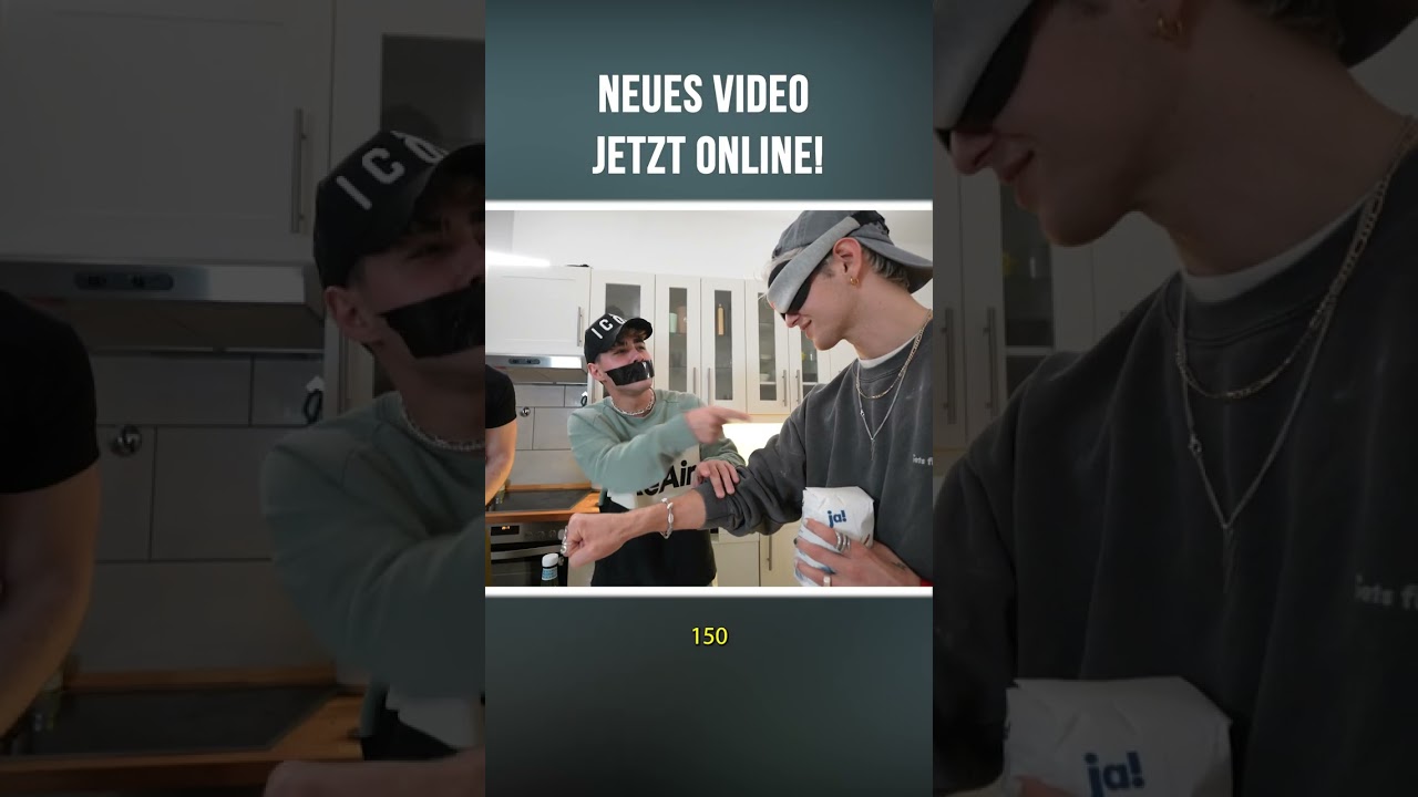 Backen-Challenge mit Eduard und Alpay #shorts