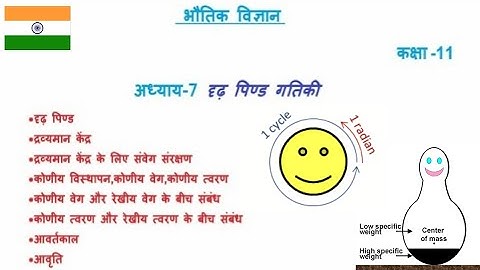 NCERT Physics class11 chapter7 Strong body dynamics (दृढ़ पिंड गतिकी) part 1