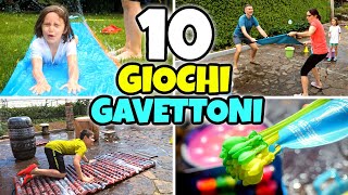 10 GIOCHI COI GAVETTONI: Sfide Divertenti con Palloncini d'Acqua Bunch O Balloons