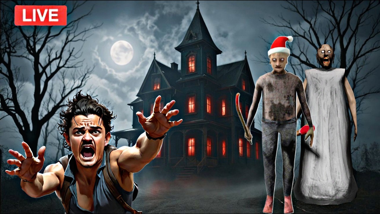 Granny Gameplay || Granny Christmas Gameplay || Granny short Live Stream | Granny Legacy Gameplay