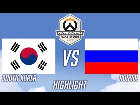 2017 오버워치 월드컵 대한민국 Vs 러시아 하이라이트 