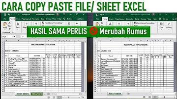 CARA COPY FILE EXCEL SAMA PERSIS! 💯 Rahasia Mudah & Cepat