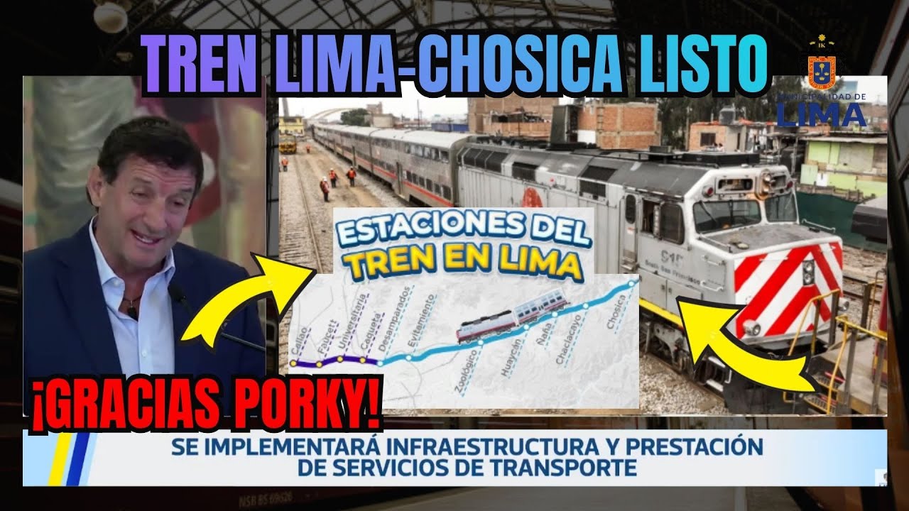 🚨 TREN LIMA–CHOSICA ES REALIDAD | Municipio de Lima y MTC firman convenio histórico