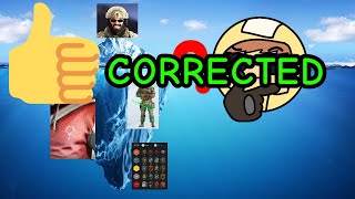 The Rainbow Six Siege iceberg corrections