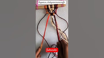 macrame design|macrame pattern #apoorva_shakyamacramecrafts #shortsfeed #diymacrametutorial #macrame