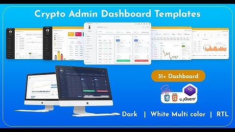 Crypto Tokenized Exchange platform Admin Template with Light RTL Theme