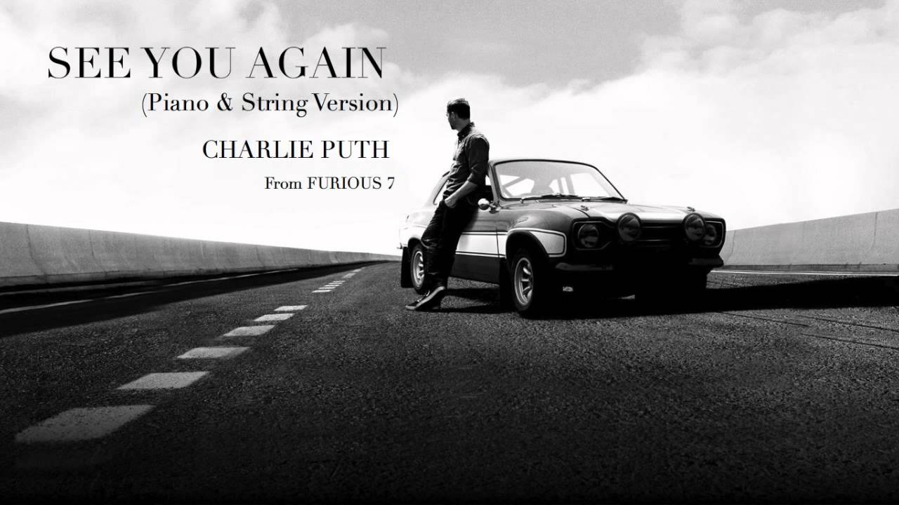 Do you see again. Пол Уокер see you again. See you again видео. See you again картинка. Charlie Puth – see you again (Форсаж) Постер.