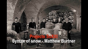 Syntax of snow - Matthew Burtner. Projecte SoXXI.