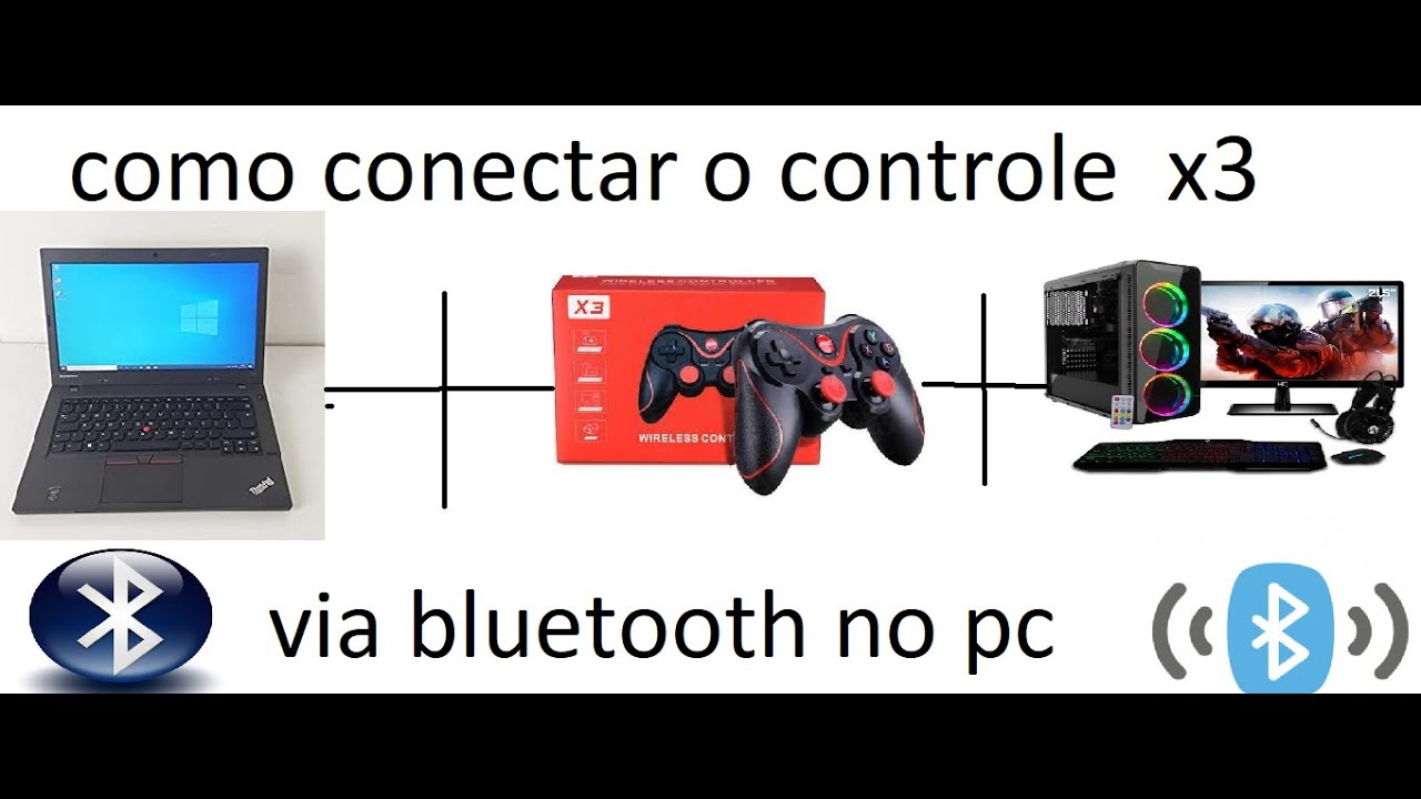 TC Ensina: como conectar seu controle Bluetooth ao PC ou