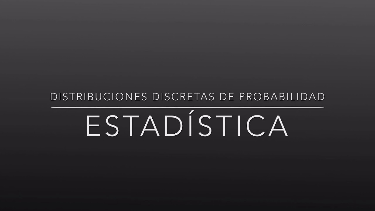 1. Distribuciones discretas de probabilidad y esperanza matemática de ...