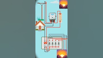 6 way DB Connection || #wiring #electric #shorts 🔥