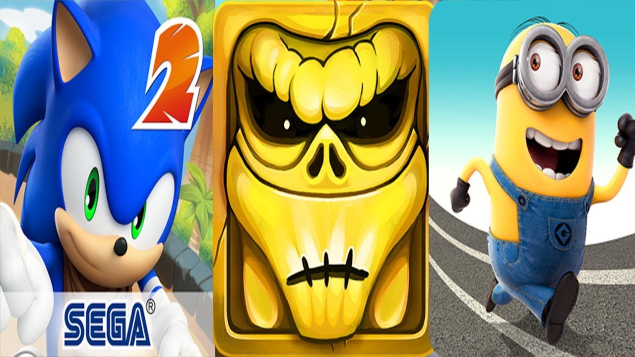 Sonic dash 2 vs zombie run vs minion rush || Android iPad iOS Gameplay ...