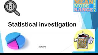 GCSE Maths - Statistical investigation