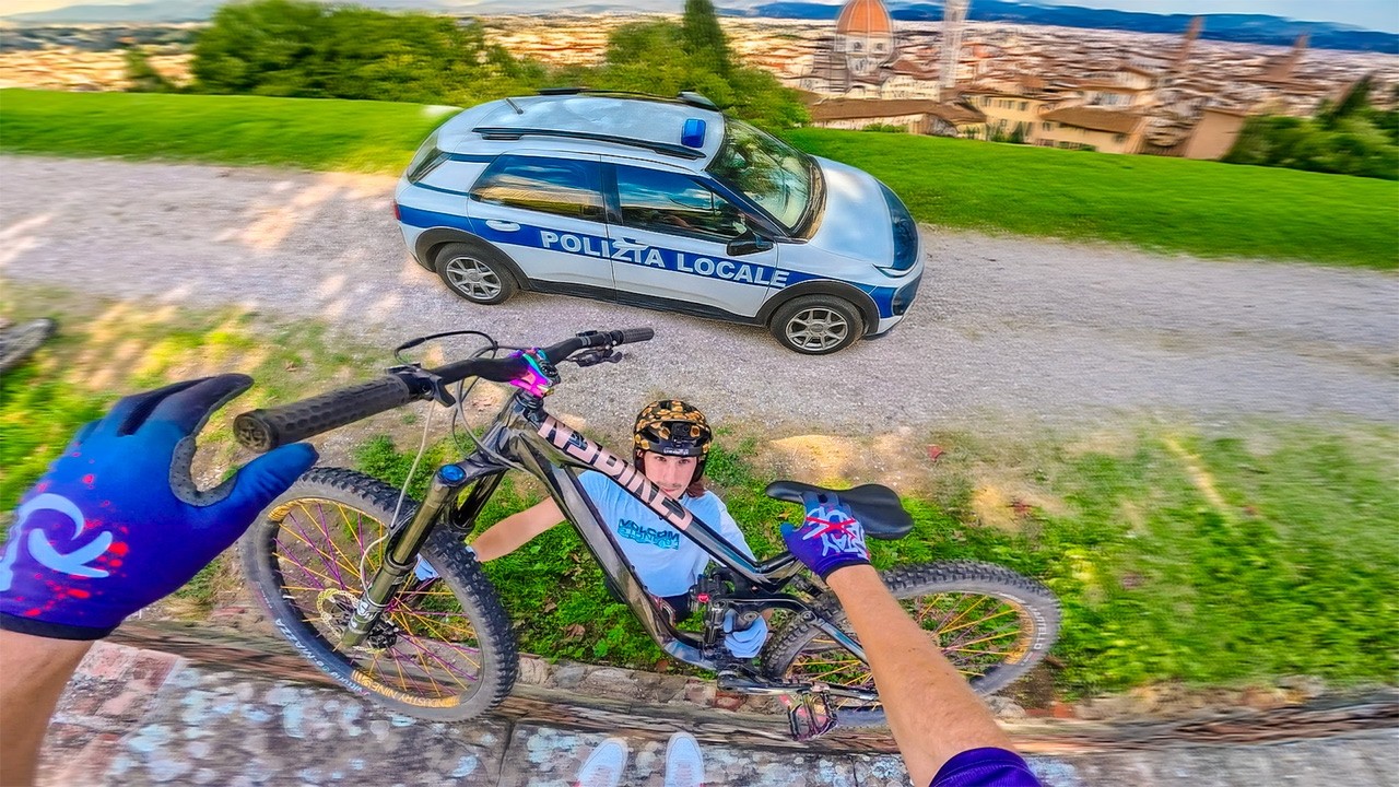 È IMPOSSIBILE FARE URBAN DOWNHILL A FIRENZE 🚫🚔