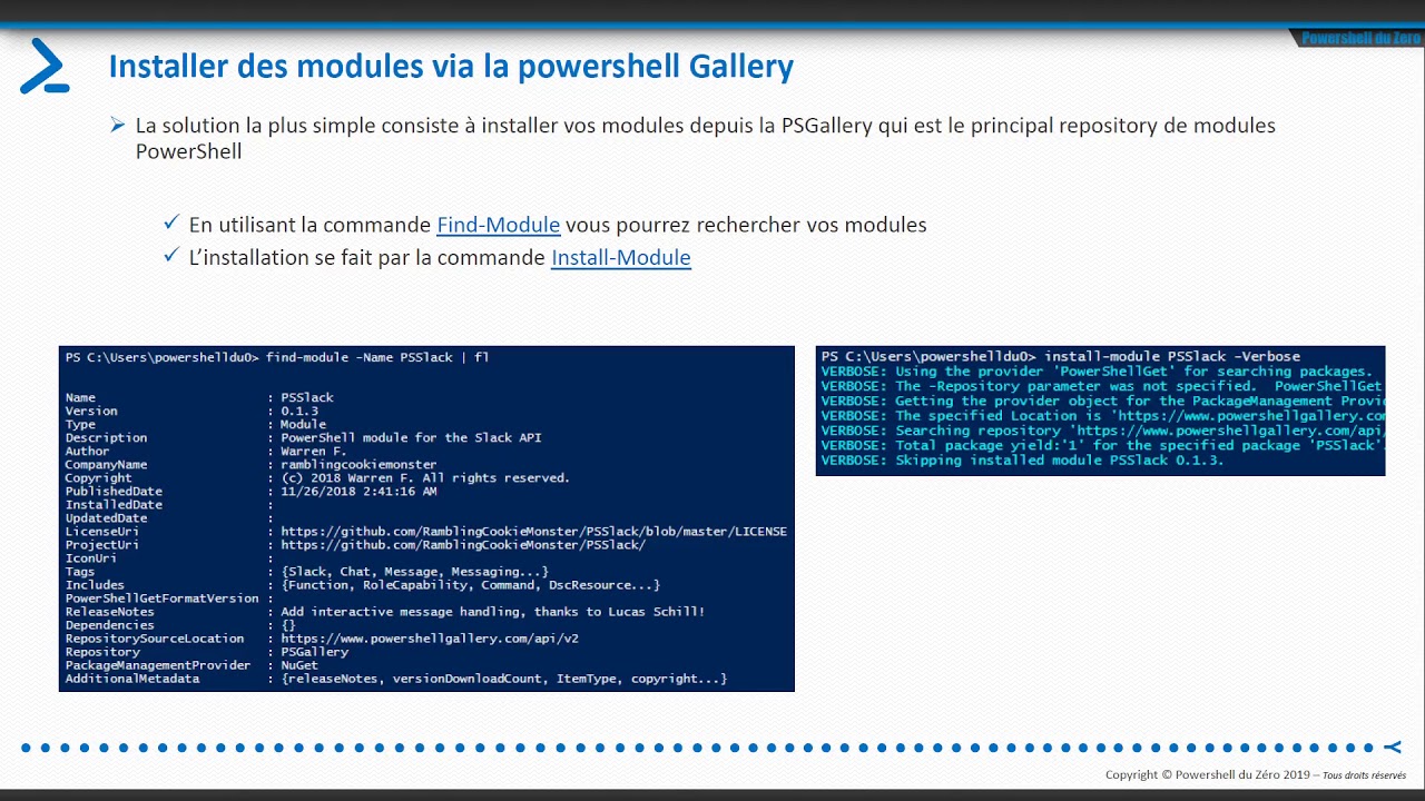 Powershell du Zero #003 : Modules et Fonctions - YouTube