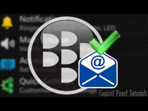 How to set up an email account on Blackberry 10 with Softcare Servers