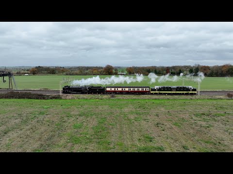 70000 Britannia & D9000 Deltic Returning Home