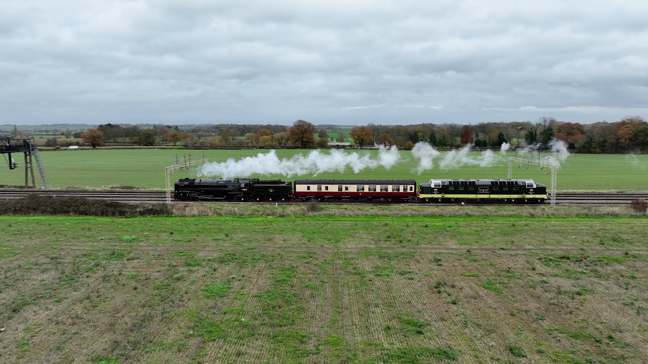 70000 Britannia & D9000 Deltic Returning Home