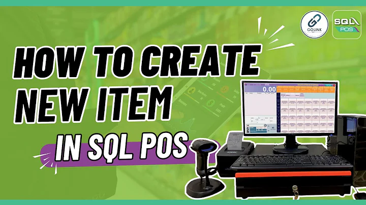How to create new item in SQL POS