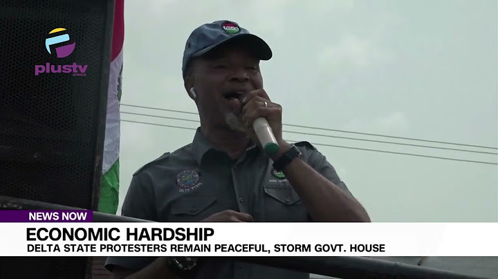 Economic Hardship Delta State Protesters Remain Peaceful, Storm Govt House