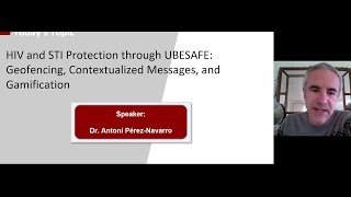 Digital Scholar Webinar:  HVI and STI protection through UBESAFE - Antonio Perez Navarro screenshot 4