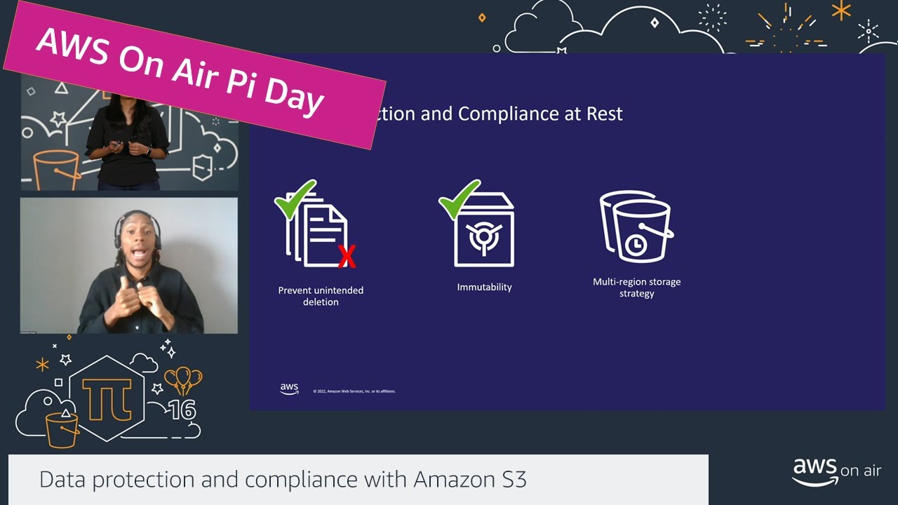 AWS on Air Pi Day 2022 - Data Compliance and Archiving with Amazon S3 ...