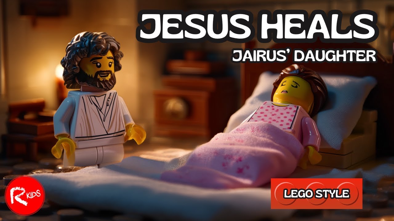 Иисус воскрешает дочь Иаира | Чудеса Иисуса — Глава 7 | Библейская анимированная история LEGO