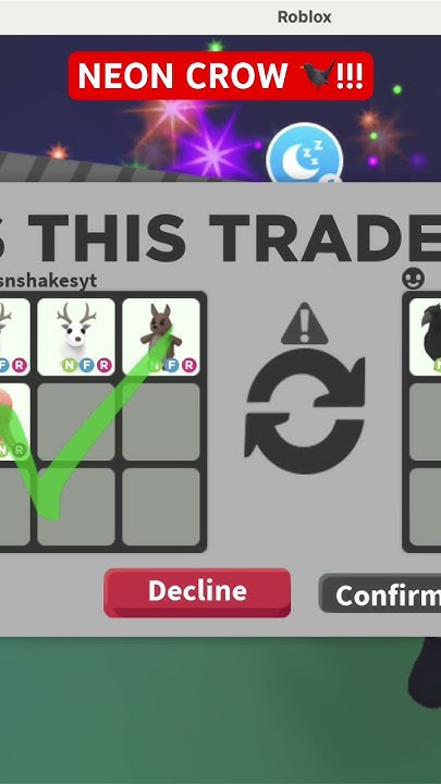 WATCH me trade TWO NEON ARCTIC REINDEER 𐂂and a NEON KANGAROO FOR A NEON