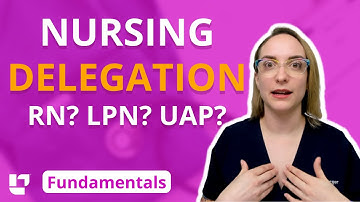 Delegation: leadership - Fundamentals @LevelUpRN