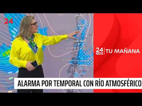 Alerta meteorológica en el sur: río atmosférico categoría 4 y riesgo de crecidas | 24 Horas TVN