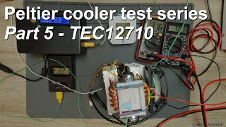 Testing and comparing different Peltier coolers - Part 5 - TEC12710 Profile