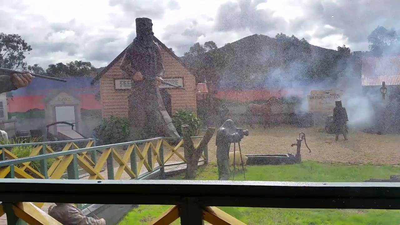 Ned Kelly last stand theme park Glenrowan VIC