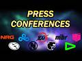 Press Conference Questions Compilation! NRG, 100T, C9, ENVY, EG, FURIA, MIBR, LOUD and KRU!
