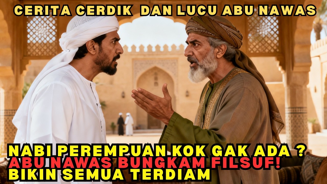 ABU NAWAS BUNGKAM FILSUF! PERTANYAAN TENTANG NABI PEREMPUAN INI BIKIN SEMUA TERDIAM #kisahabunawas