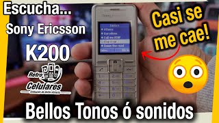 Escucha Sonidos o Tonos del SONY ERICSSON K200