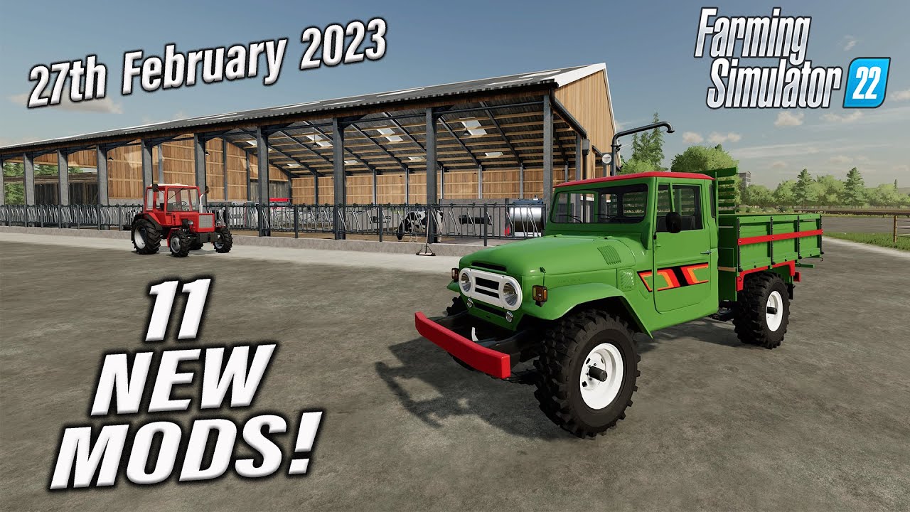 FS22 | 11 NEW MODS! (Review) Farming Simulator 22 | PS5 | 27th Feb 2023.