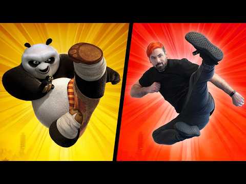 Trying Stunts From Kung Fu Panda IN REAL LIFE