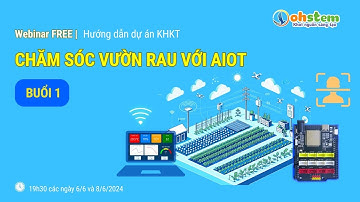 Webinar STEM cách xây dựng dự án KHKT: “Hệ thống chăm sóc vườn rau với AI & IoT” - Buổi 1