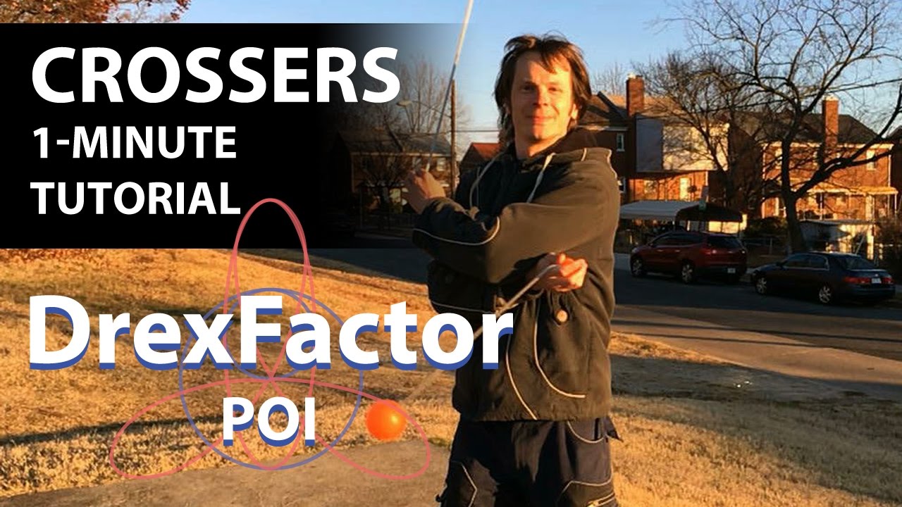 How to do Poi Crossers 1minute tutorial YouTube