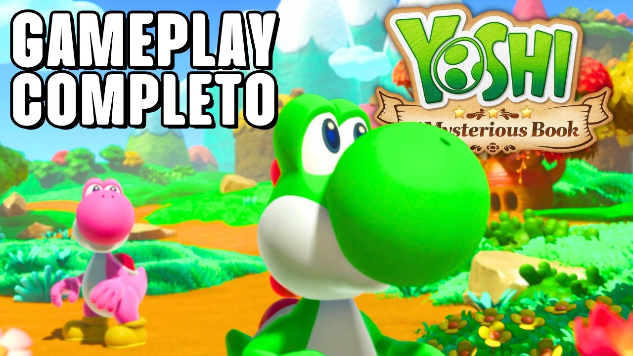 Yoshi and the Mysterious Book 📖 Gameplay completo en español (Nintendo Switch 2)