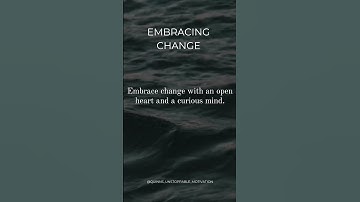 Embracing Change: Thriving Through Transformation