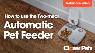 Instruction Video: Two-meal Automatic Pet Feeder (C200) screenshot 5