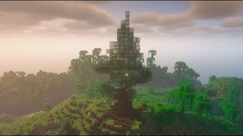 Minecraft custom tree design |minecraft lil reply| #simplebuild #minecraft #replay #shorts