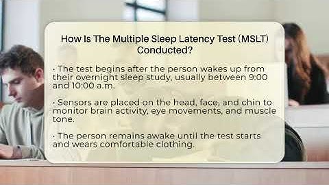 How Is The Multiple Sleep Latency Test (MSLT) Conducted? - Sleep Apnea Support Network