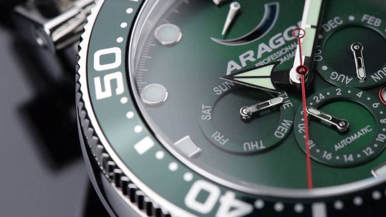 Aragon M Diver 9100 Multifunction Automatic Youtube