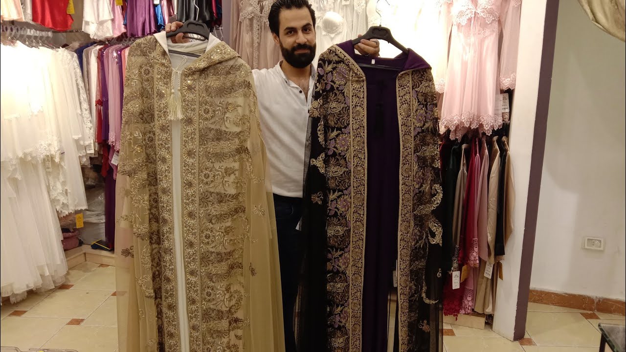 عبايات خليجيه ومغربيه واشيك عبايات استقبال فى محطه الرمل 👍 الجزء الاول 💖 مع وفاء محمد