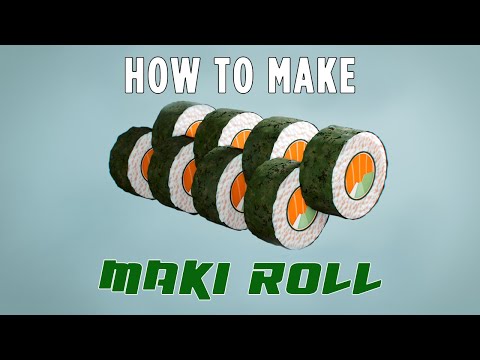 Vídeo: Como Fazer Maki Roll Em Casa